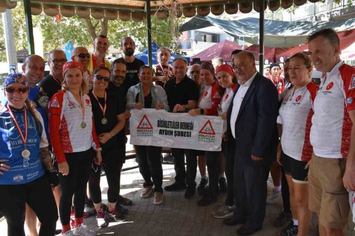 Egeli Bisikletçiler Germencik’te Buluştu