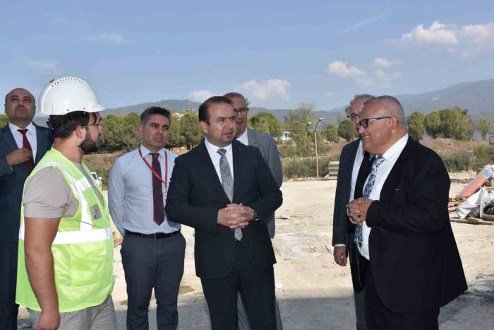 Aydın Sağlık Müdürü Şenkul, Çine’de İncelemelerde Bulundu