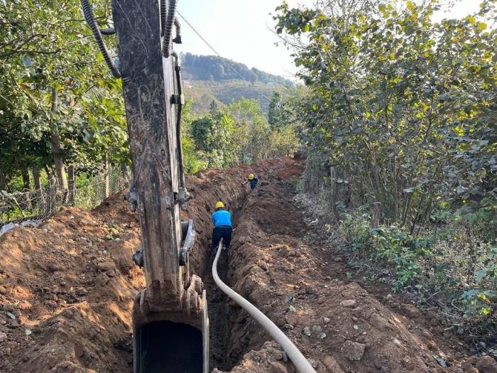 Hendek Çamlıca’ya Yeni Hat İle İçme Suyu Deposu