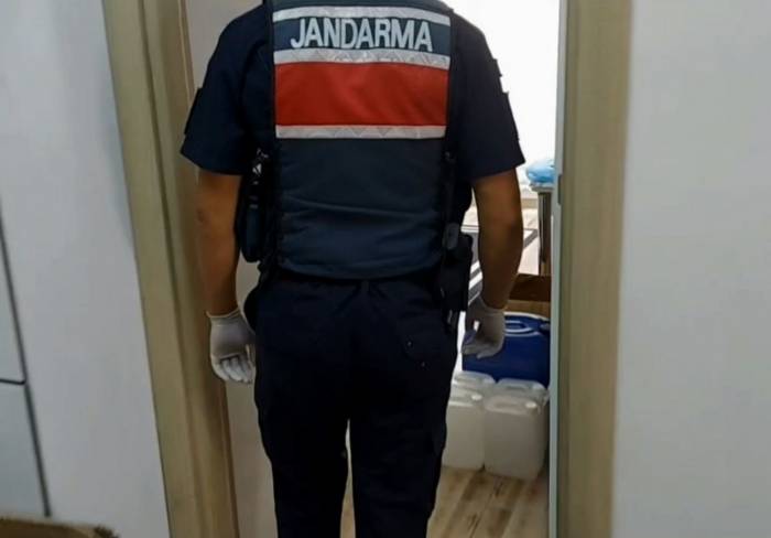 Aksaray Jandarmadan Sahte İçki Operasyonu