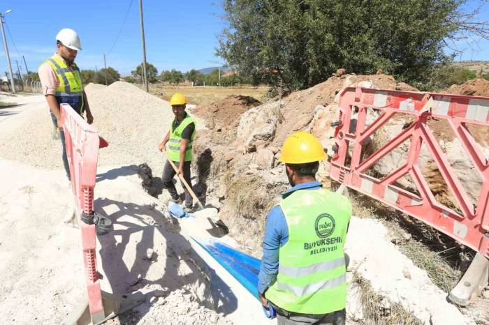 Tavas-sarıabat’a 15 Bin 250 Metre İçme Suyu Hattı
