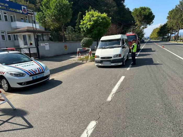 Ordu’da Jandarma Ekipleri 9 Ayda 335 Bin Araç Denetledi