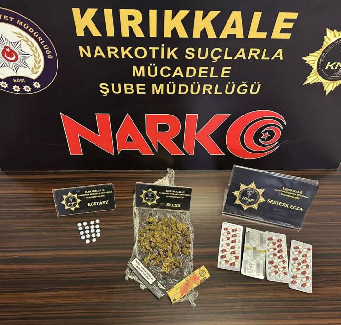 Kırıkkale’de Uyuşturucu Madde İle Yakalanan Şahıs Tutuklandı