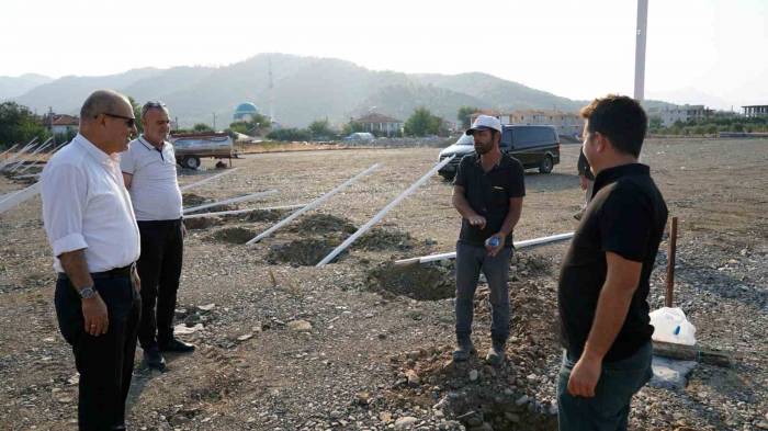 Ortaca Bitki Üretim Merkezi Yapımı Devam Ediyor