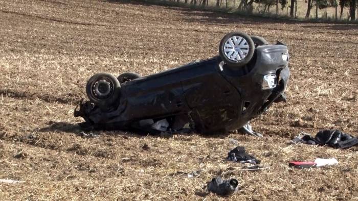 Büyükçekmece’de Otomobil Tarlaya Uçmuştu, Ölü Sayısı 2’ye Yükseldi