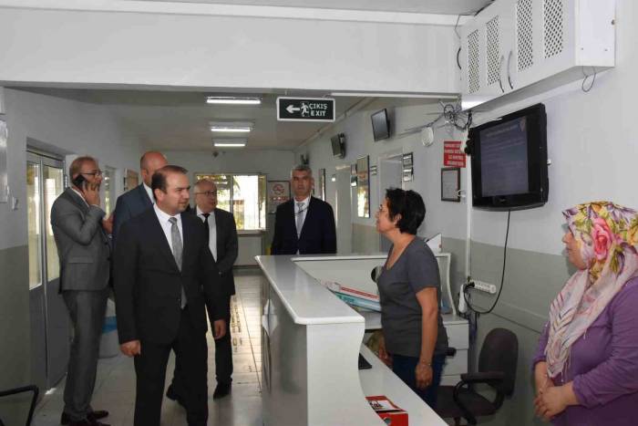 İl Sağlık Müdürü Şenkul, Çine’de İncelemelerde Bulundu