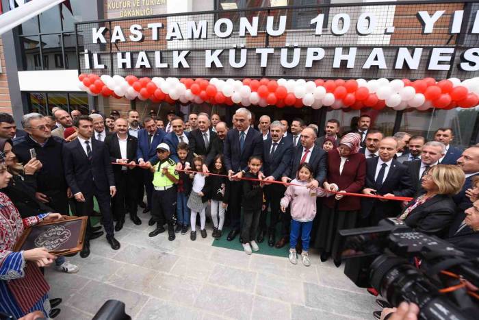 Bakan Ersoy: "Hedef Doğrultusunda 75 Kütüphanemizi Hizmete Açmış Bulunuyoruz"