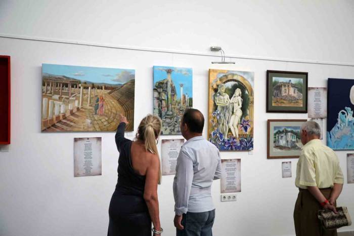 Stratonikeia Resim Ve Şiir Sergisi Açıldı