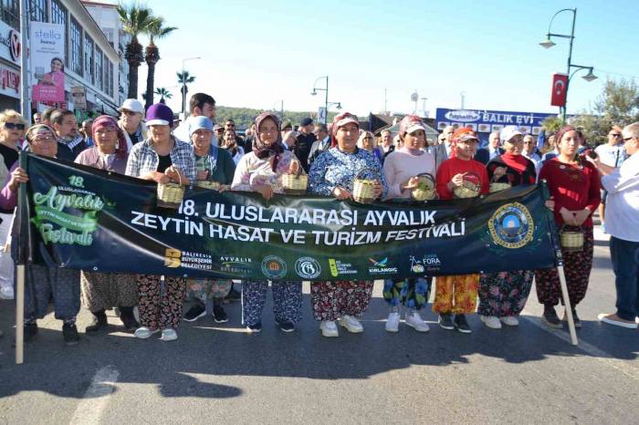 18. Ayvalık Uluslararası Zeytin Hasat Festivali Başladı