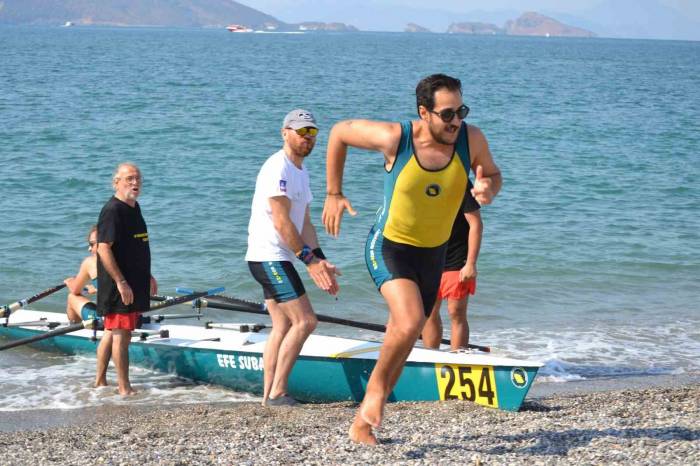 Fethiye’de ’rowing Beach Sprint’ Yarışları Başladı