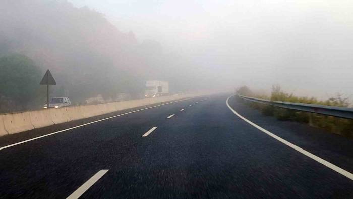 Muğla-aydın Karayolunda Yoğun Sis