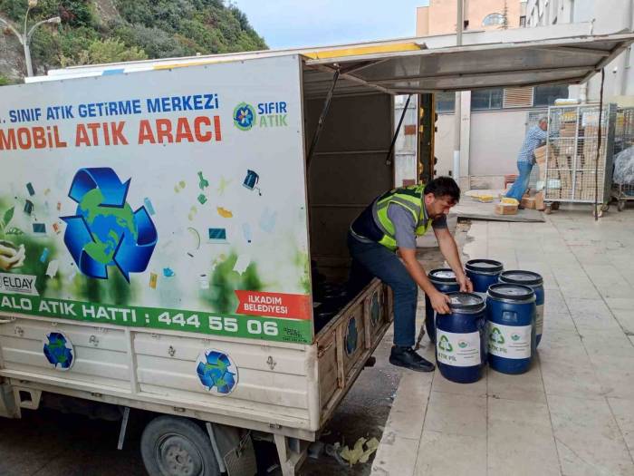 İlkadım Belediyesi 2023’te 965 Kilo Atık Pil Topladı