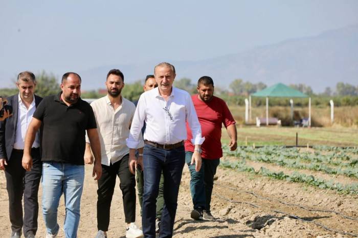 Didim’de Kış Sebzelerinin Ekimine Başlandı