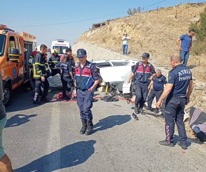 Aydın’da Trafik Kazası: 1 Ölü, 1’i Ağır 2 Yaralı