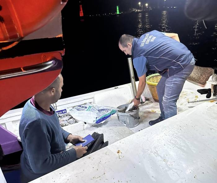 Didim’de Su Ürünlerine Gece Denetimi