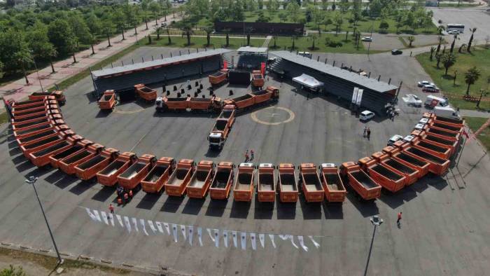 Samsun Büyükşehir Belediyesi Araç Filosunu 2 Katına Çıkardı