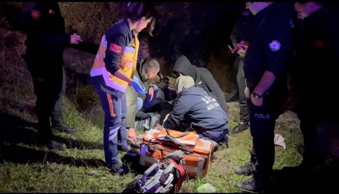 Dengesini Kaybedip Su Kanalına Düştü