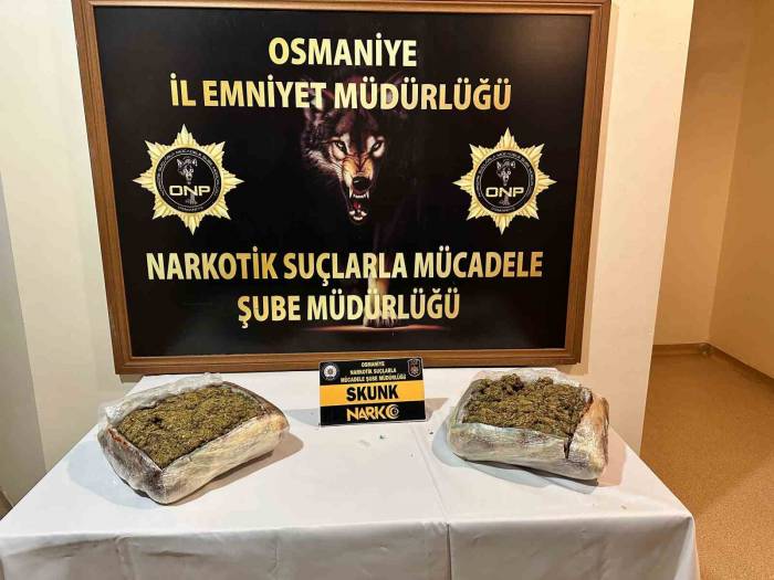 Yolcu Otobüsünde 2 Kilo 600 Gram Uyuşturucu Ele Geçirildi