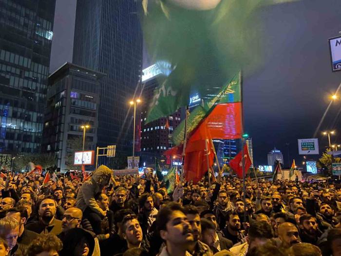İsrail Başkonsolosluğu Önünde Protesto