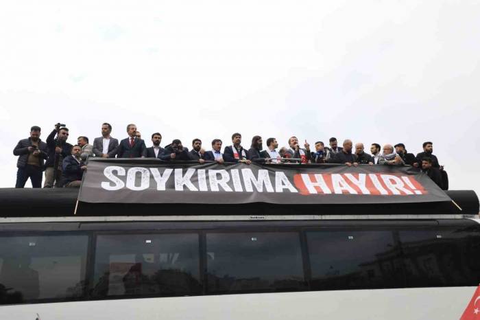 Başkent’te Yüzlerce Kişi Filistin İçin Yürüdü