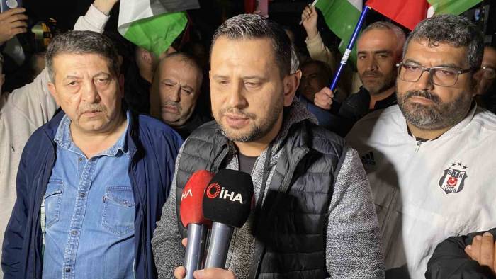 Taksicilerden Filistin’e Destek Konvoyu