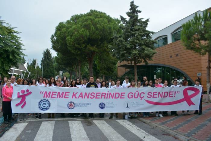 Eü’de Meme Kanserine Karşı Farkındalık Yürüyüşü