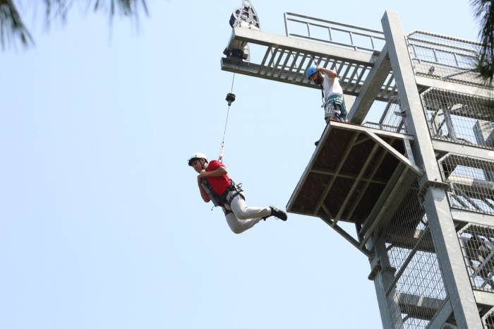 Küçükçekmece’deki Macera Parkları Ziyaretçi Akınına Uğradı