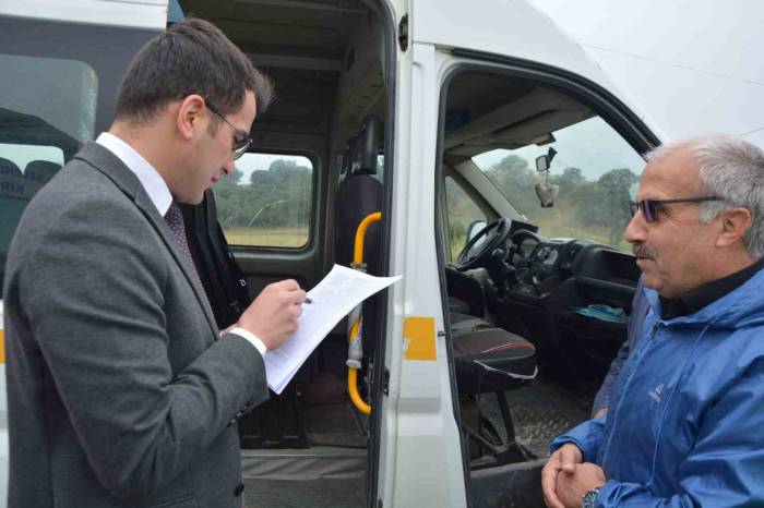 Selendi’de Okul Servisleri Denetlendi