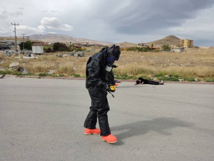 Niğde’de Yapılan Kbrn Tatbikatı Gerçeğini Aratmadı