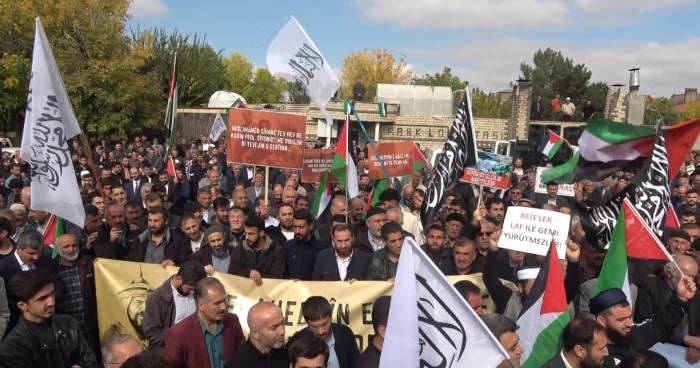 Muş’ta, İsrail’in Gazze’ye Saldırıları Protesto Edildi
