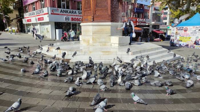 O Islattı Güvencinler Dakikalarca Banyo Yaptı
