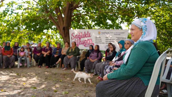 Tarsus’ta Sağlıklı Yaşam Atölyesi Düzenlendi