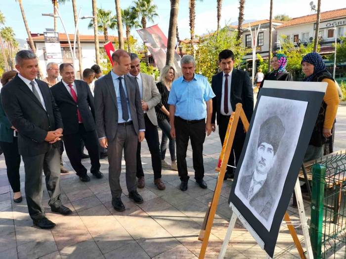 Köyceğiz’de Cumhuriyet’in 100. Yılı Resim Sergisi Açıldı