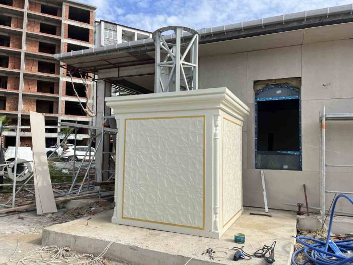 Sinop’ta Minare Yerine Yerleştirildi