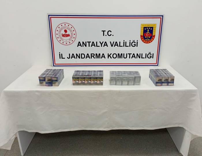 Antalya’da Jandarmadan Kaçak Tütün Mamülleri Denetimi