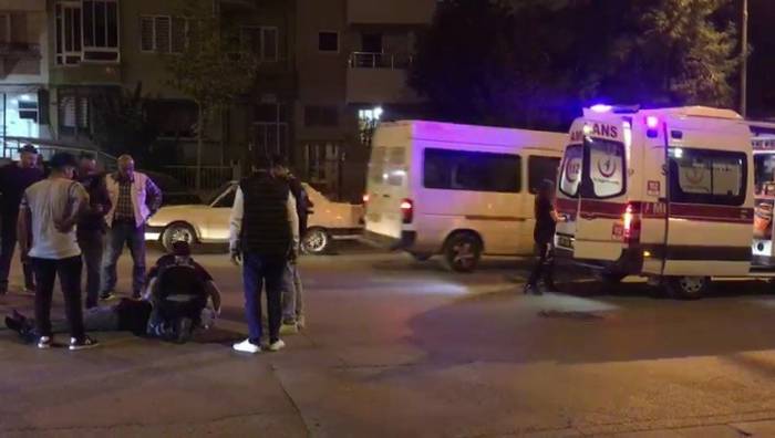 Otomobilin Çarptığı Motosiklet Sürücüsü Yaralandı