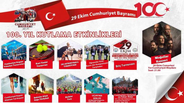 Burhaniye’de 100. Yıla Yakışır Kutlama Programı