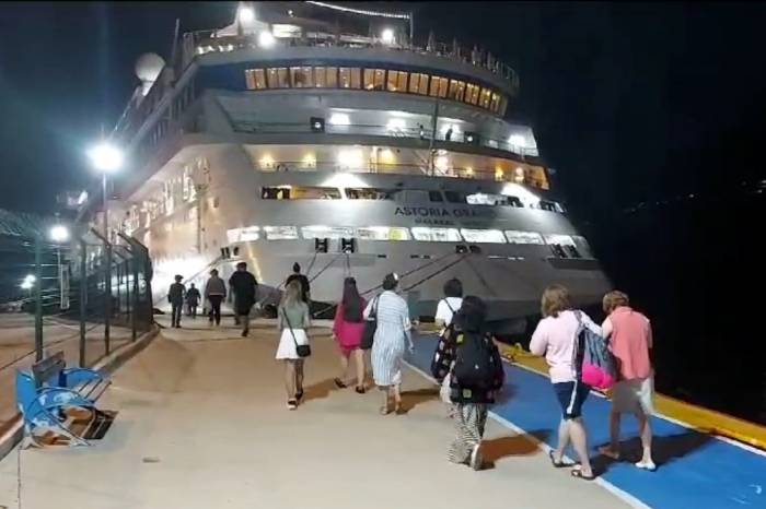 Rus Turistleri Taşıyan Kruvaziyer Gemi 27. Kez Amasra’da