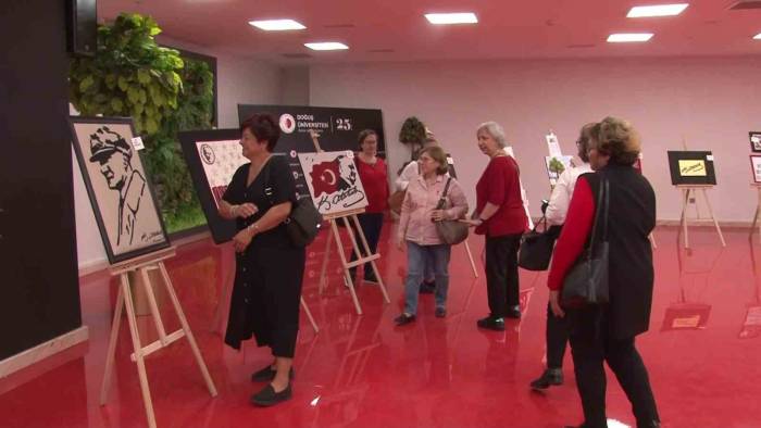 ‘Cumhuriyet Kadınları Kırkyama Sergisi’ Doğuş Üniversitesi’nde Sanatseverlerle Buluştu