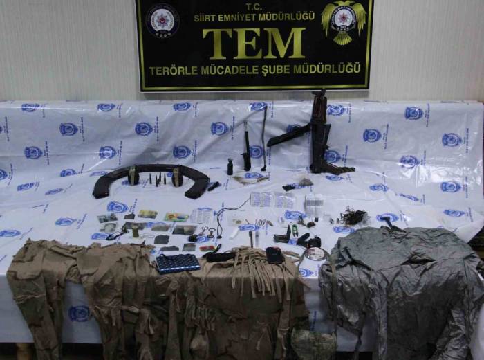 Siirt’te Eylem Hazırlığındaki Terörist Mühimmatıyla Yakalandı