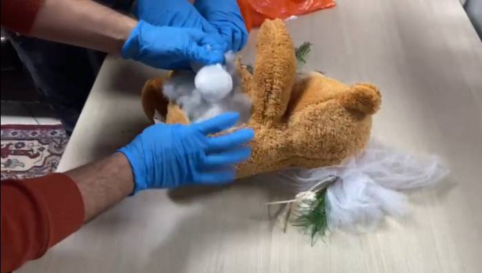 Kız Arkadaşına Aldığı Pelüş Oyuncak Ayı İçerisinde Uyuşturucuyla Yakalandı