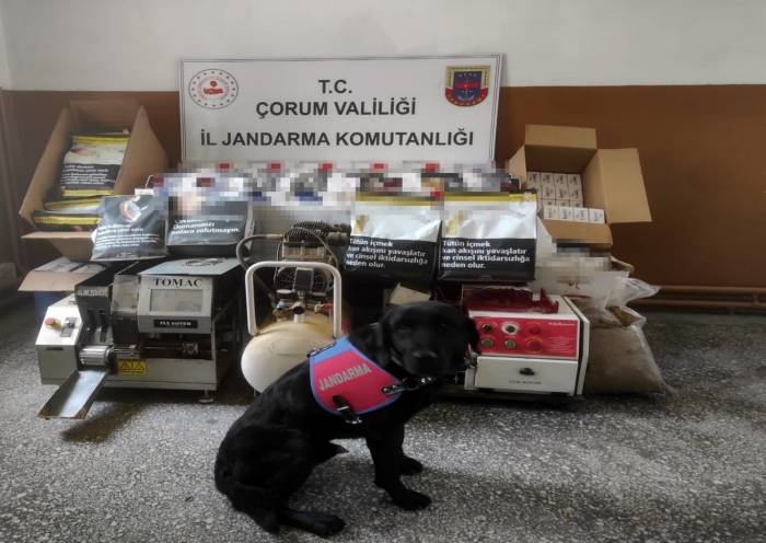Çorum’da Kaçak Sigara Operasyonu