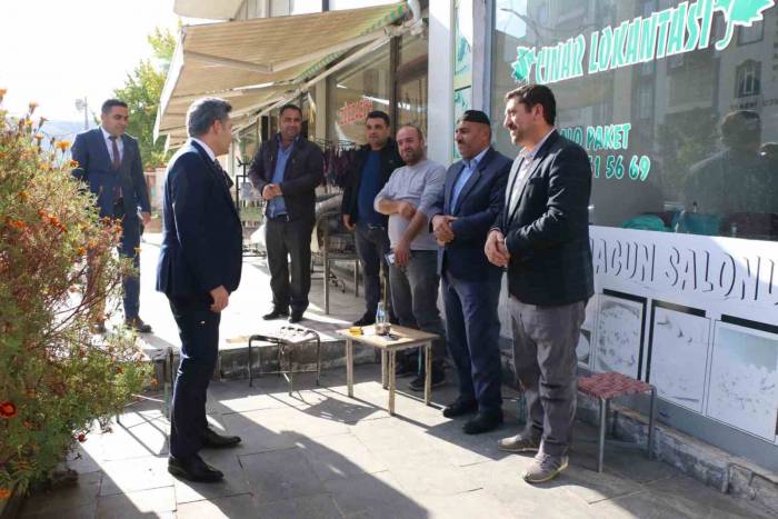 Kaymakam Özçelik, Esnaf Ve Vatandaşları Ziyaret Etti