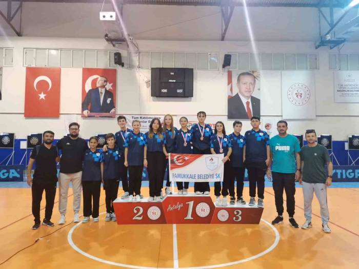 Pamukkaleli Dartçılardan 13 Madalya