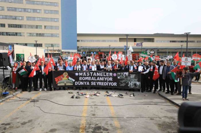 Sağlık-sen’den "Filistin" İçin 81 İlde Basın Açıklaması