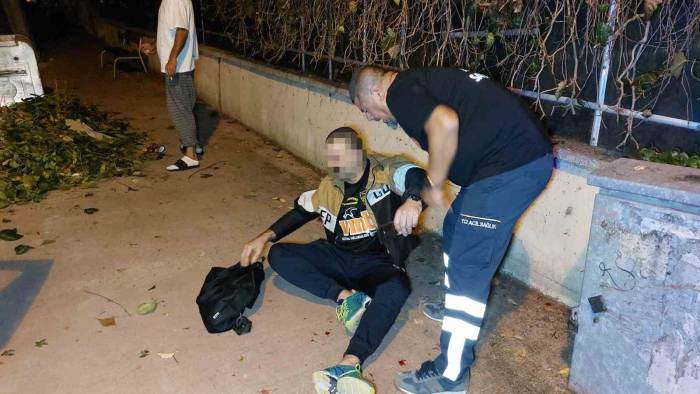 Daha Önce Bıçaklanan Yabancı Uyruklu Şahıs Bu Kez De Darp Edilerek Hastanelik Oldu