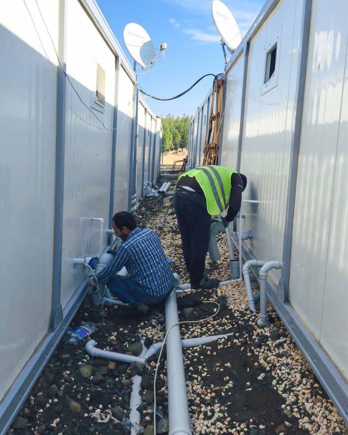 Konteyner Kentte Alt Yapı Bakım Onarımı Yapıldı