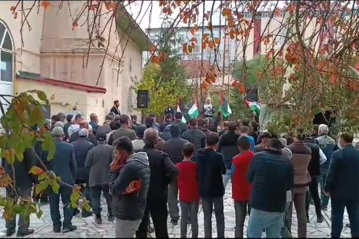 Ağrı’da İsrail’in Katliamları Protesto Edildi