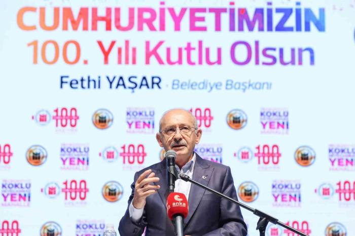 Chp Genel Başkanı Kılıçdaroğlu: “Mansur Başkanın Başkanlığında Yine Yolumuza Devam Edeceğiz”