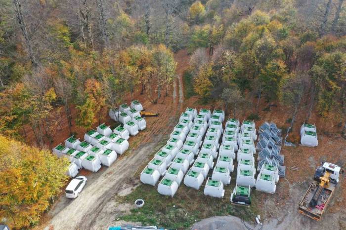 Yarım Asırlık Teleferik Projesinde Direklerin Dikilmesi Tamamlandı